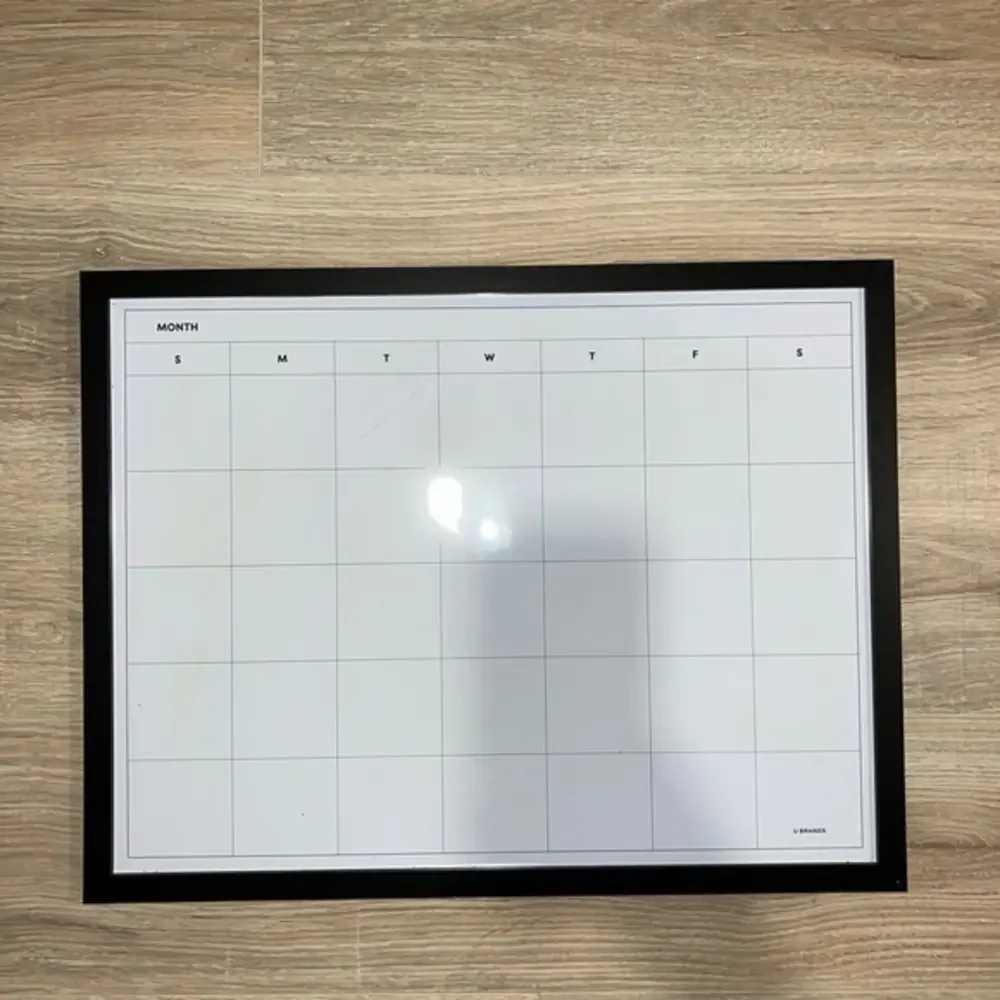 Dry‎ Erase calendar whiteboard